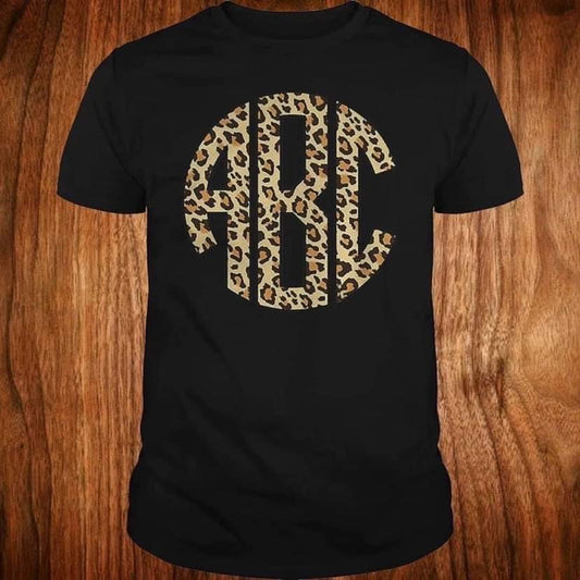 LEOPARD MONOGRAM TEE